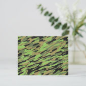 Green Army Camouflage Textured (Standing Front)