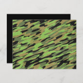 Green Army Camouflage Textured (Front/Back)