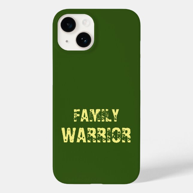 Green army color personalized iphone case (Back)