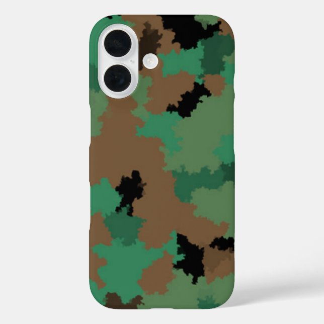 Green Army Jungle Camouflage Pattern Design  Case-Mate iPhone Case (Back)