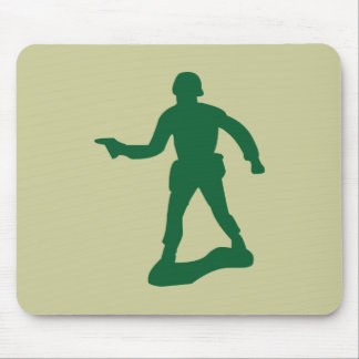 Green Army Man Mouse Pad