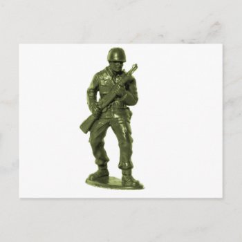 Green Army Man Postcard by The_Everything_Store at Zazzle