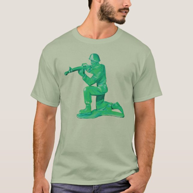 Green Army Man T-Shirt (Front)