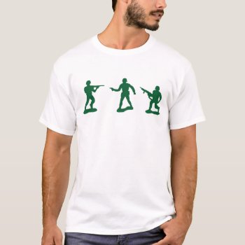Green Army Man T-shirt by Ladiebug at Zazzle