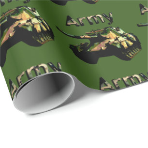 Green Army Tank, Gift Wrapping Paper 