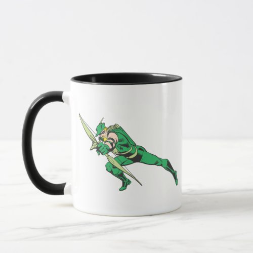 Green Arrow Crouches Mug