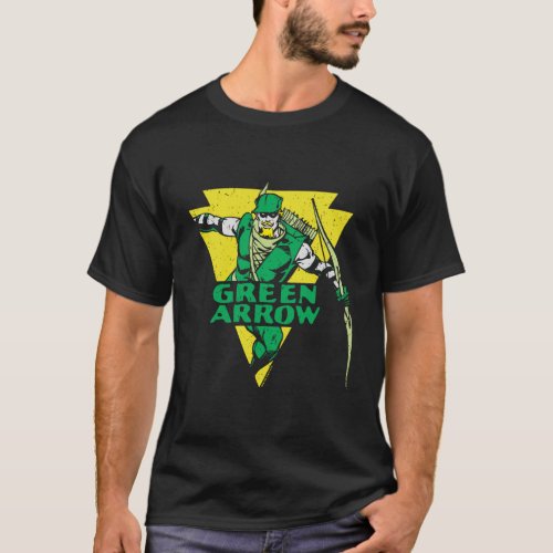 Green Arrow Distressed Arrow T_Shirt