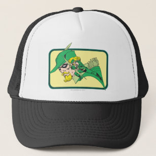 Green Arrow Head Shot Trucker Hat