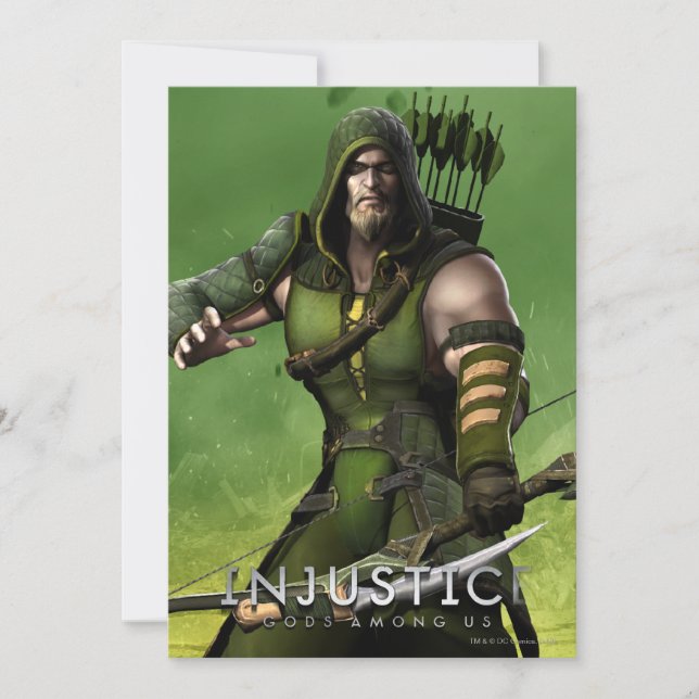 Green Arrow Invitation (Front)
