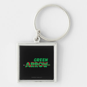 Green Arrow Logo 2 Keychain