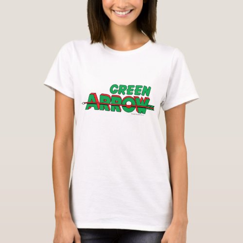 Green Arrow Logo 2 T_Shirt