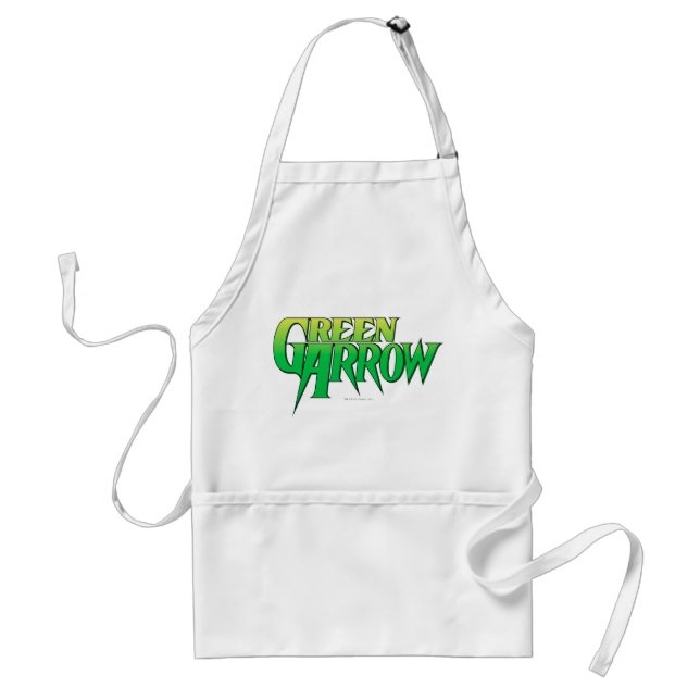 Green Arrow Logo 3 Adult Apron (Front)