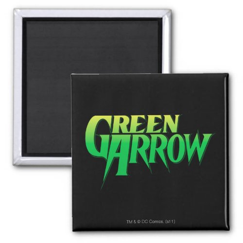 Green Arrow Logo 3 Magnet