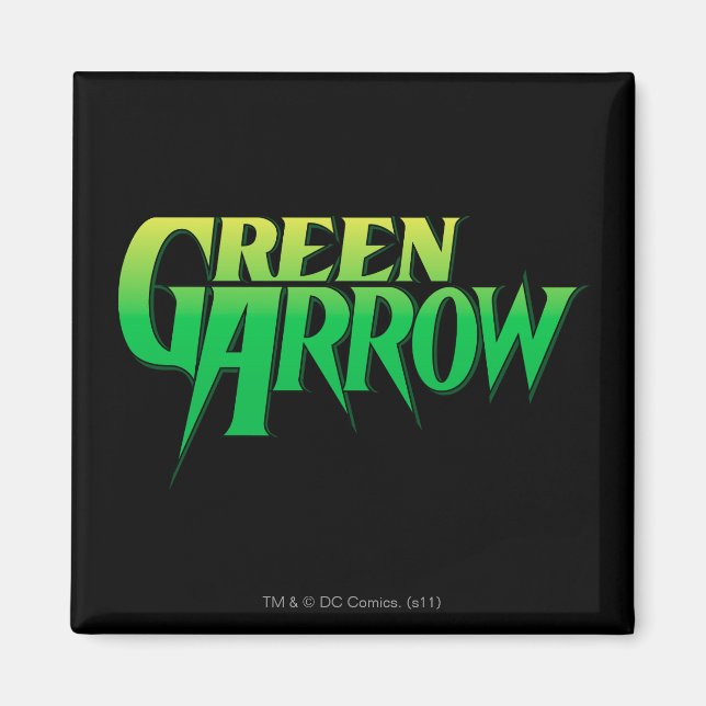Green Arrow Logo 3 Magnet (Front)