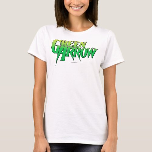 Green Arrow Logo 3 T_Shirt