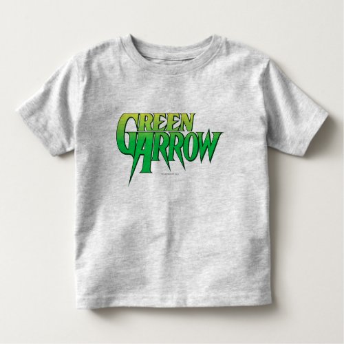 Green Arrow Logo 3 Toddler T_shirt