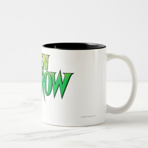 Green Arrow Logo 3 Two_Tone Coffee Mug