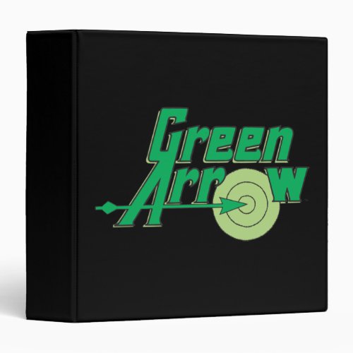 Green Arrow Logo Binder