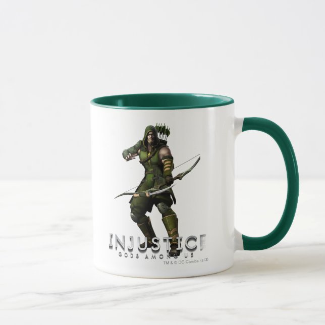 Green Arrow Mug (Right)