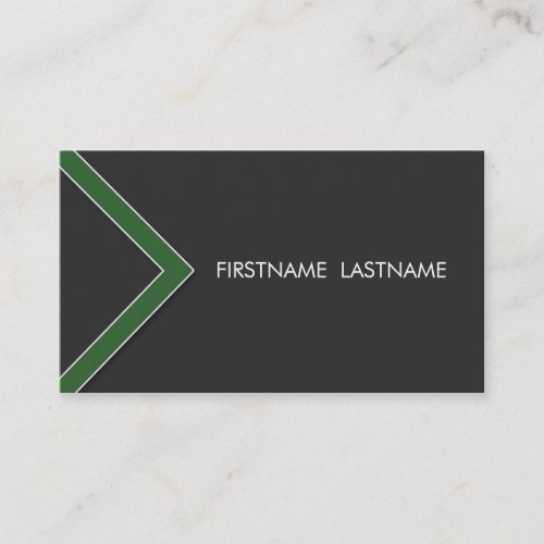 Green Arrow Personal Networking Business Cards