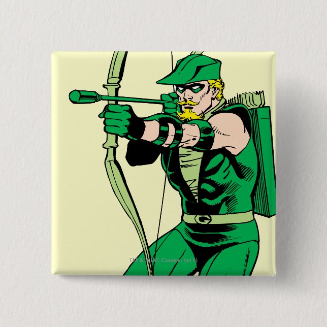 Green Arrow Shooting Arrow Button (Front)