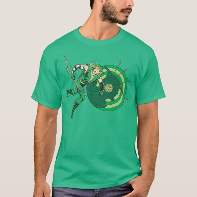 Green Arrow with Target 2 T-Shirt (Front)