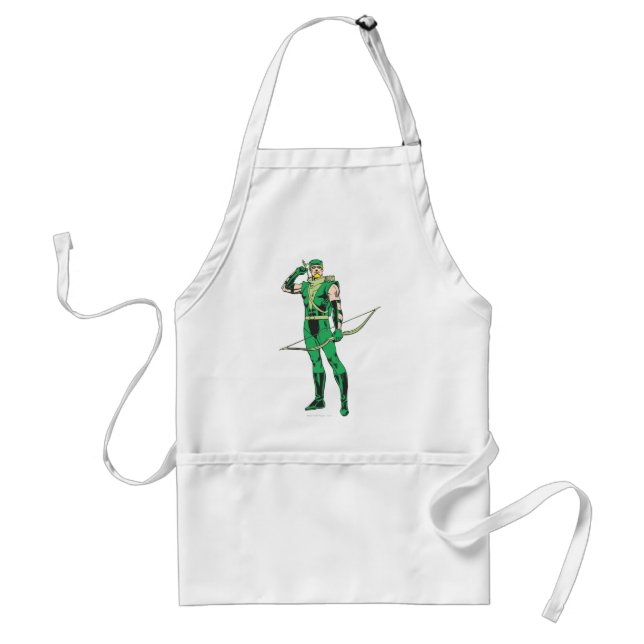 Green Arrow with Target Adult Apron (Front)