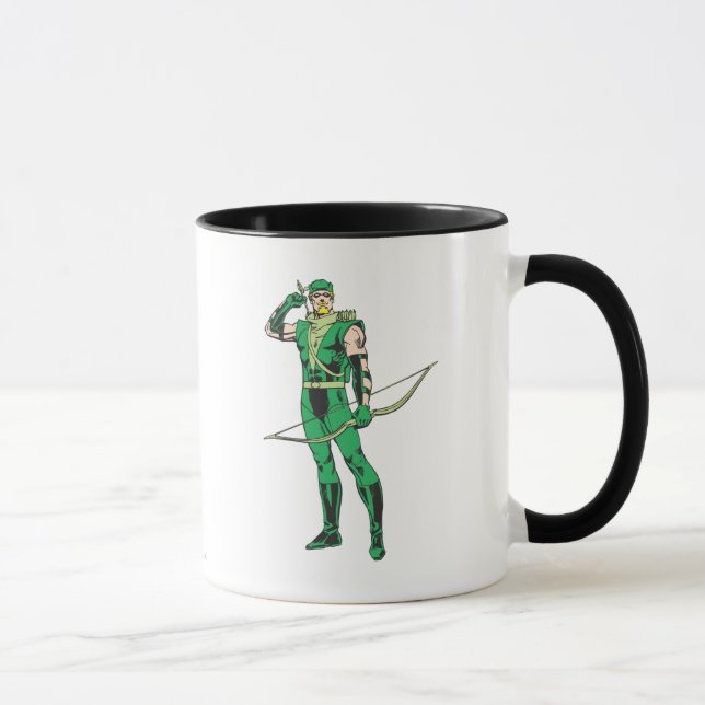 Green Arrow with Target Mug (Right)