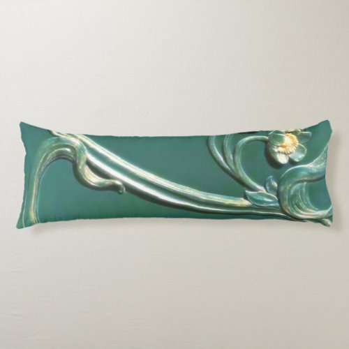 Greenart nouveau belle epoquewood workvintage body pillow