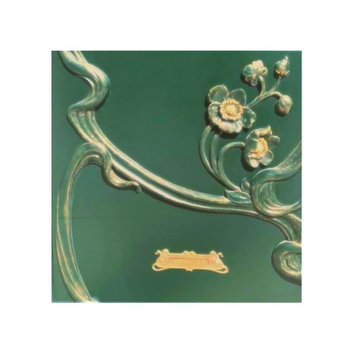 Greenart nouveau belle epoquewood workvintage wood wall art