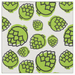 Green Artichoke Pattern Fabric