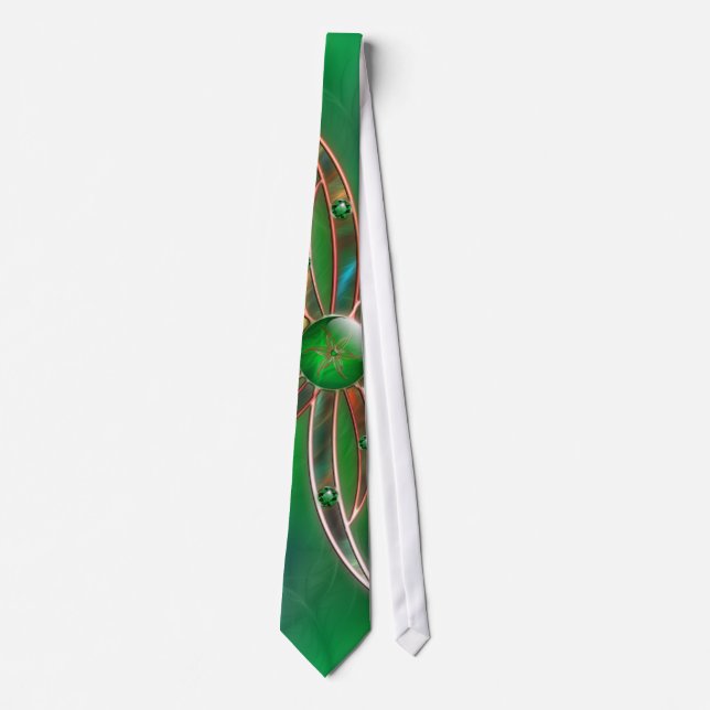 Green As the Grass Tie (Front)