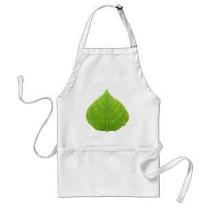 Green Aspen Leaf #11 Adult Apron