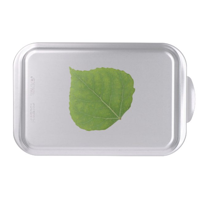Green Aspen Leaf #11 Cake Pan (Front)