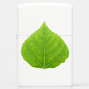 Green Aspen Leaf #11 Zippo Lighter