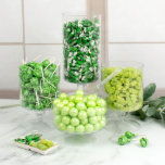 Green Assorted Candy Mini-Buffet Assorted Candy Favors<br><div class="desc">Throw a spectacular party but don't forget to decorate with a fabulous Mini-Candy Buffet to match your theme! These Mini-Candy Buffets are perfect for wedding receptions, wedding showers, bachelor parties, bachelorette parties and all kinds of wedding related events. They feature Sugar Sanded Gummy Bears, Dum Dums, Gumballs, and Frooties, in...</div>