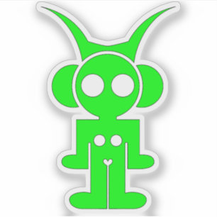 green astro sticker