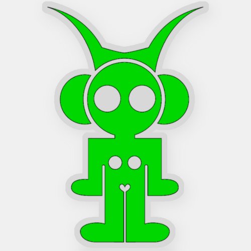 green astro sticker