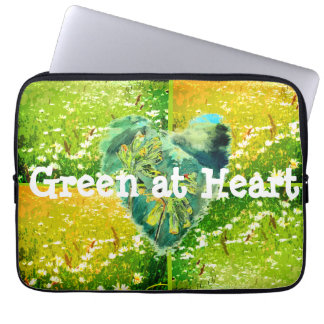 Green at Heart Laptop Sleeve