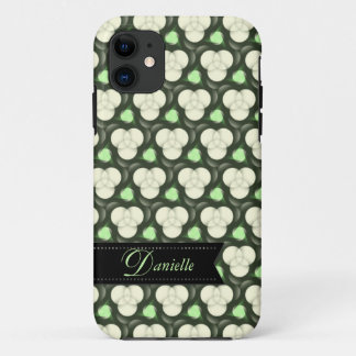 Green Atoms Modern pattern iPhone 11 Case