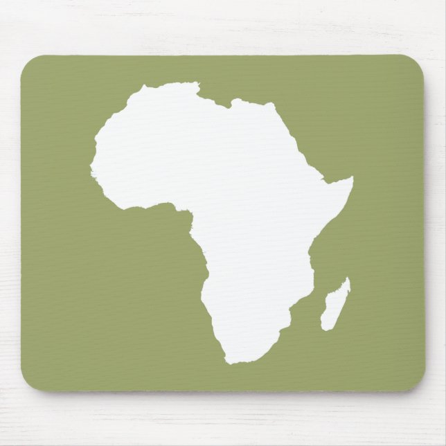 Green Audacious Africa Mouse Pad (Front)