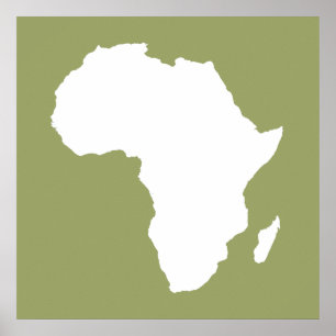 Green Audacious Africa Poster