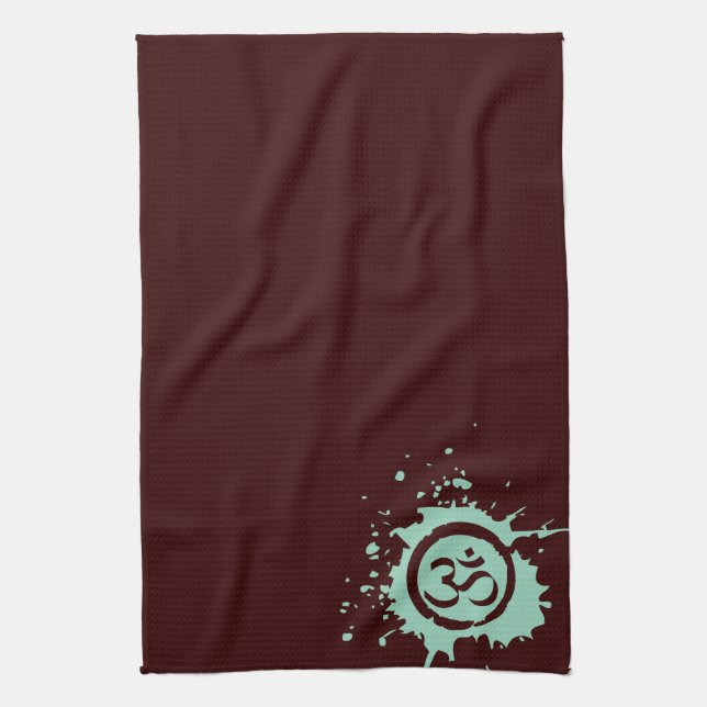 Green Aum Organic Planet Cotton Kitchen Towels (Vertical)