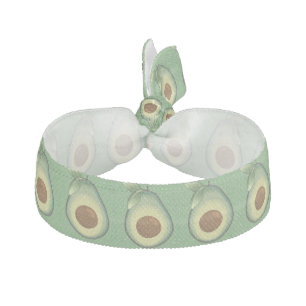 Green Avocado Elastic Hair Tie