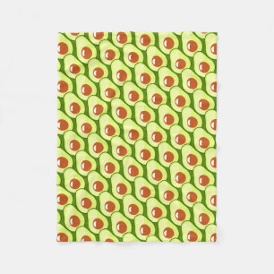 Green Avocado Fleece Blanket