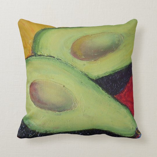 avocado green pillow