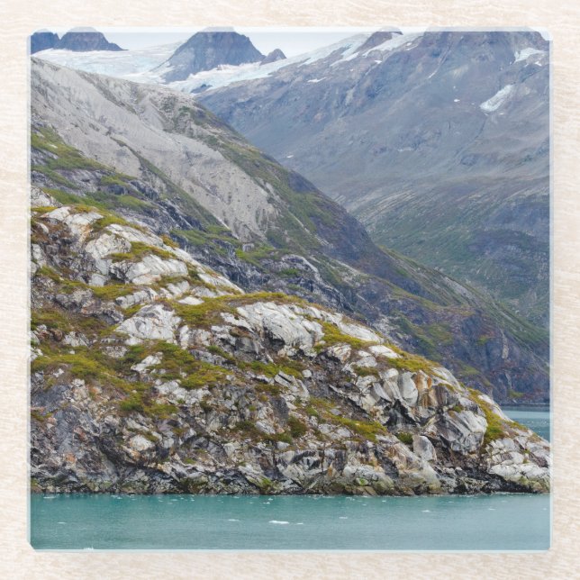 Green Awakens in the Blue Glass Coaster (Front)