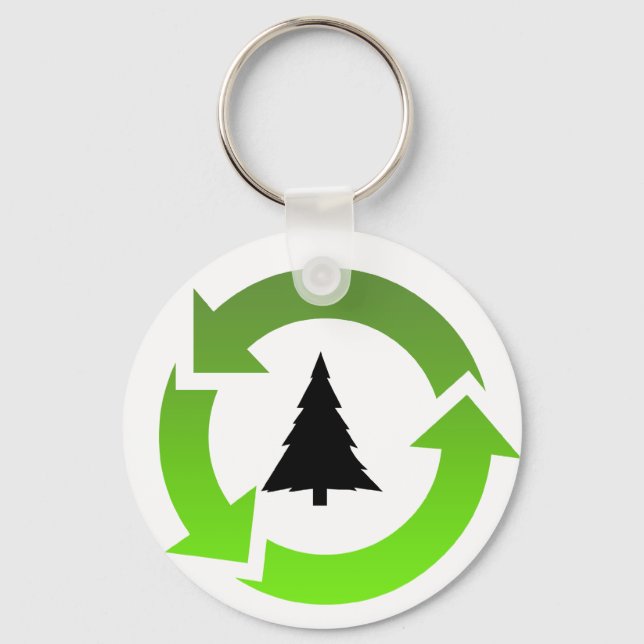 green awareness Gifts Keychain (Front)