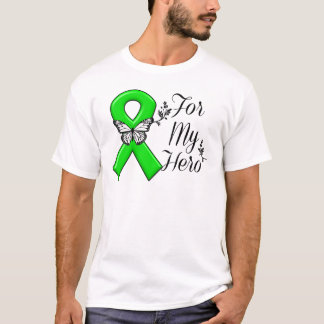 Green Awareness Ribbon For My Hero T-Shirt