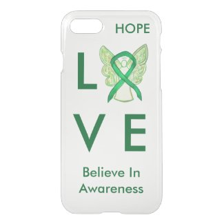 Green Awareness Ribbon iPhone Custom 7 Angel Case